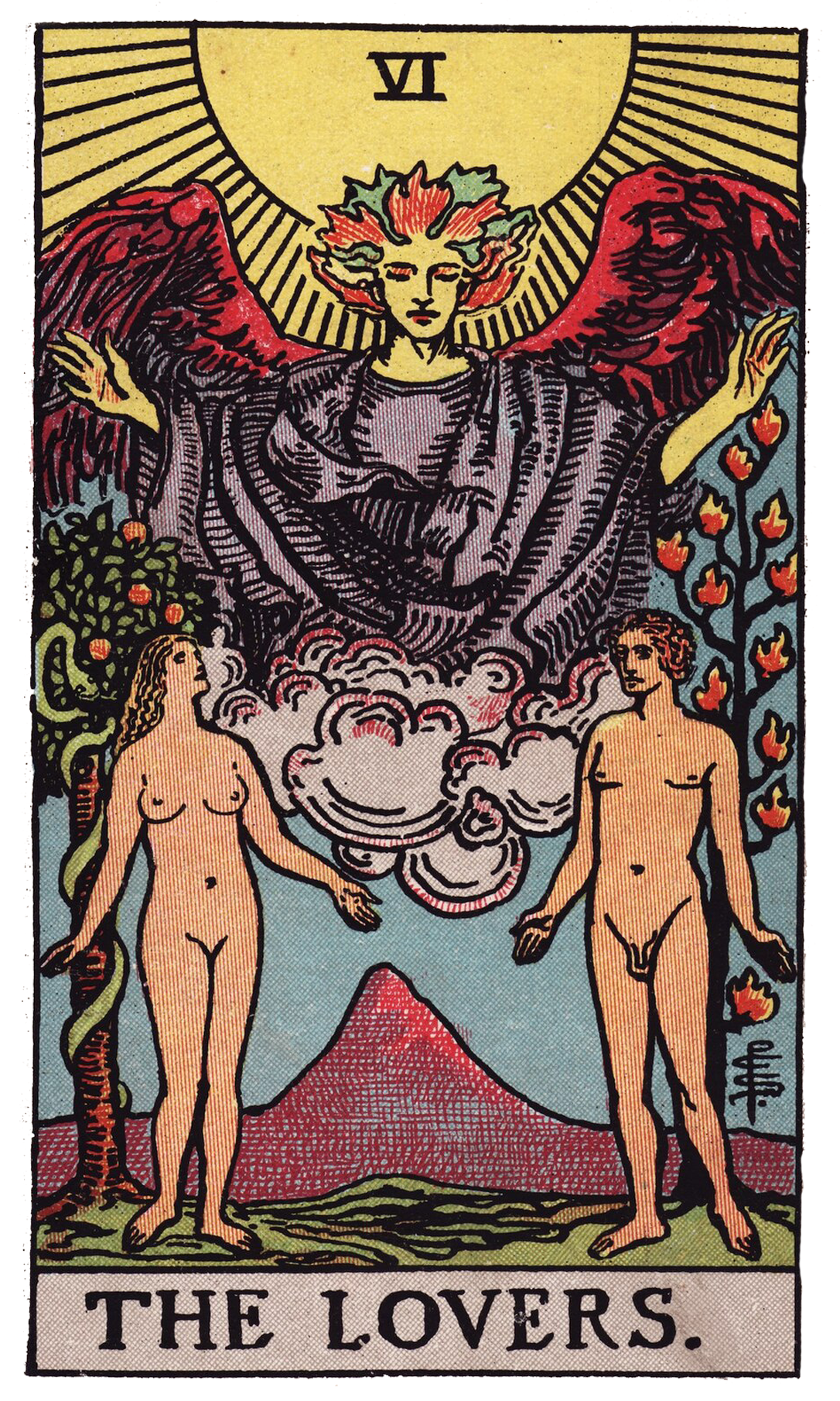 RWS_Tarot_Lovers Nicole Koskovics